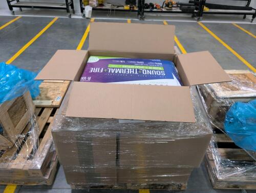 Pallet of sanctuary sound plus thermal plus fire insulation