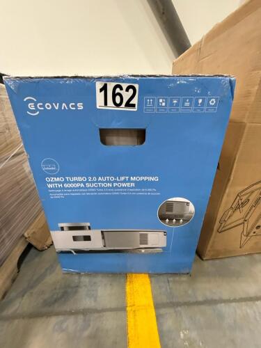 ECOVACS OZMO turbo 2.0 auto lift mopping with 6000 PA suction power robot back