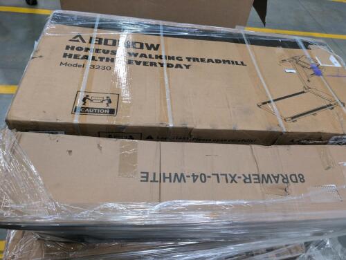 Misc furniture, treadmills,