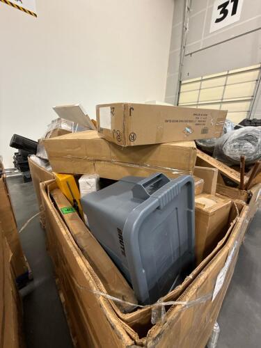 Storage brute, blinds, hedge trimmer, & More