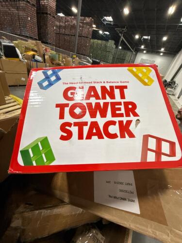 Giant tower stacks, hand sanitizing tower, louver, misc furniture