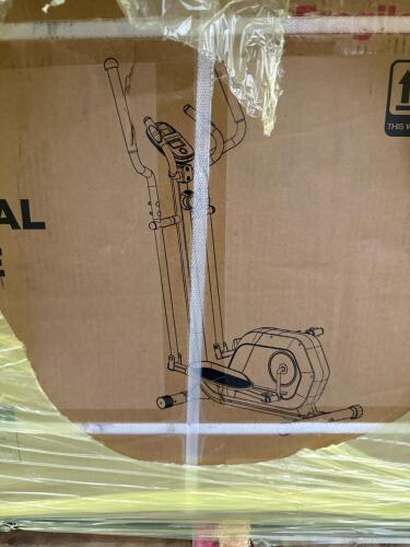 elliptical machine, furniture, and other items