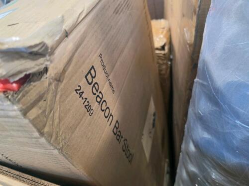 Beacon barstool, rolled mattress, handles, bunkbed piece, GARVEE product, & Moree