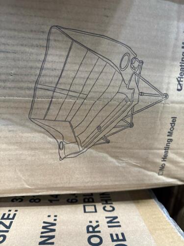 Storage boxes, chair piece, table, camp chair, & More