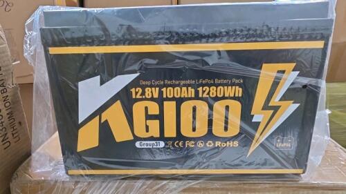 Pallet of batteries