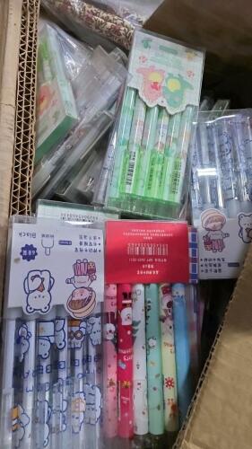 Bags, pencils, rug, rolled paper, laundry basket, hairbrushes, notebooks, & More