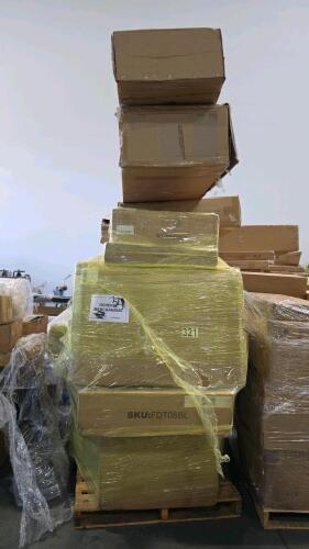 Miscellaneous automotive parts, miscellaneous furniture, KORSER pieces,
