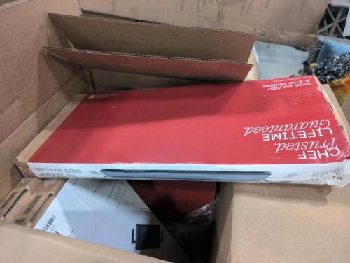 Box breg supplies, skillets , Siena mattress and more
