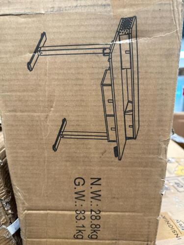 three insignia fire tv, mattress, desk, and more