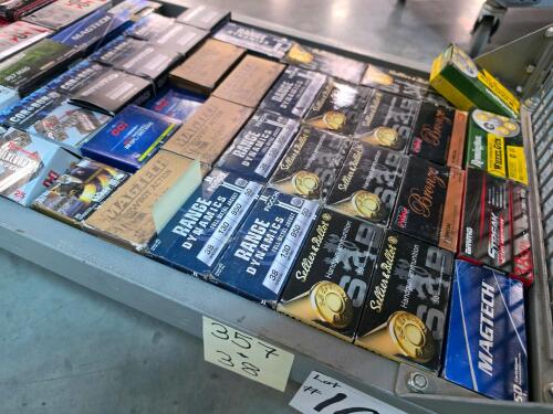 Shelf of 38 Special, 357 sig, 357 mag, & More
