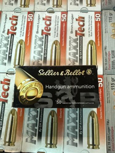 Shelf of 9 mm