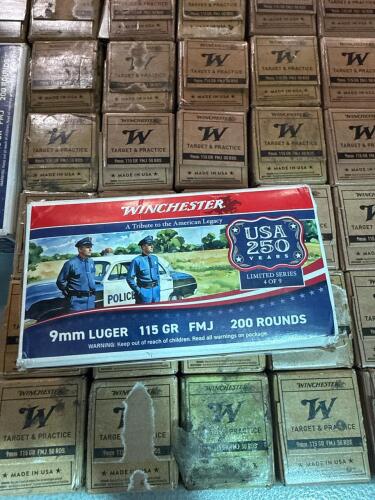Shelf of 9 mm