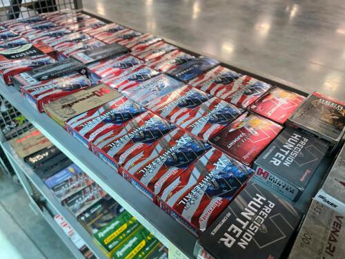shelf of 270, 400 legend, 350 legend and 243