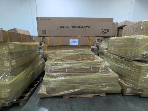 car bumpers, entrance table, furniture and other items