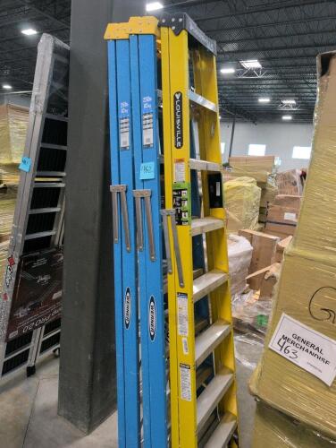 three miscellaneous ladders