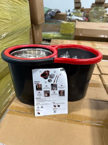 Pallet of mop buckets
