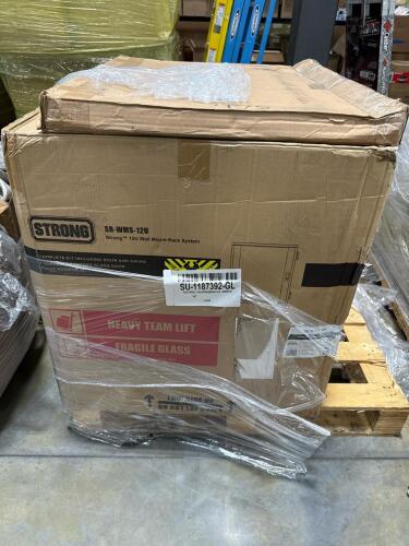 Strong wall mount rack system, heater, & More