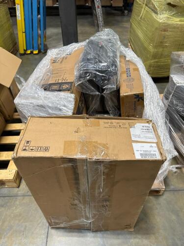 Luggage, mattress, miscellaneous furniture