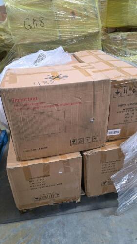 Multiple dining chairs, miscellaneous furniture