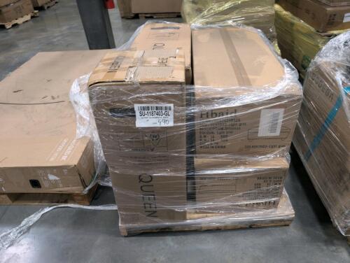 Multiple queen mattresses, Ottomans