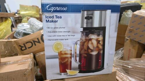 Boogie boards, iced tea maker, pump, stackable drawers, NCR product, rice cooker, & More