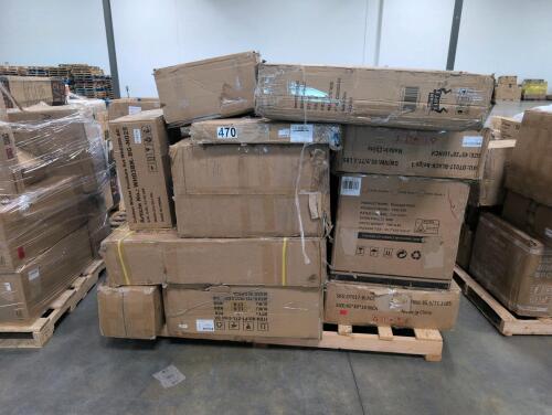 famistar rolled mattress, and misc furniture