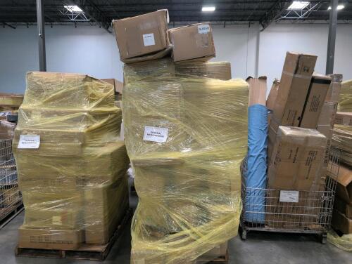 mega pallet of mattresses and furniture
