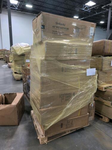 have bathtub, furniture, and other items