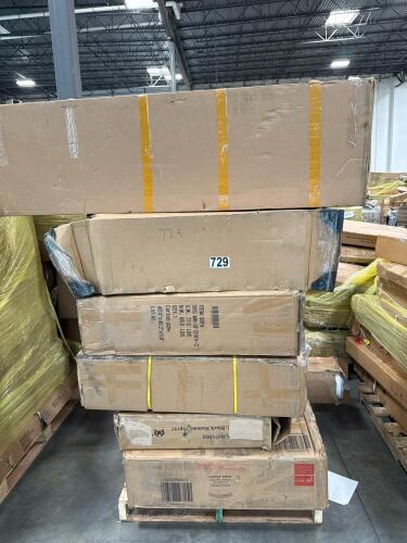 Multiple sofas, mattress, automotive parts