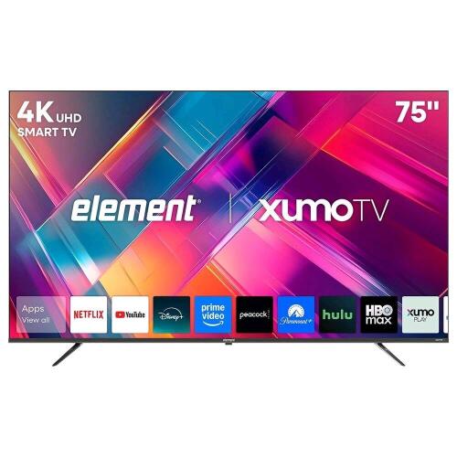 Two &ndash; element 75 inch TVs not tested condition unknown
