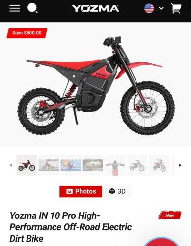 YOZMA IN 10 pro no battery electric dirt bike, miscellaneous furniture, sofa, & More