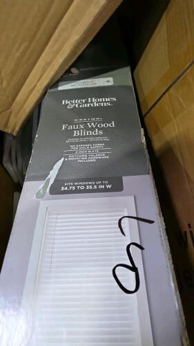 Rug, Jim Matt, blinds, miscellaneous furniture, & More