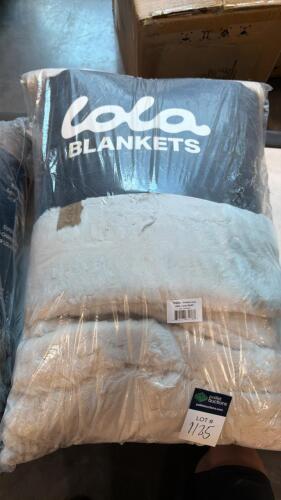 Lola original antique ivory extra large blanket