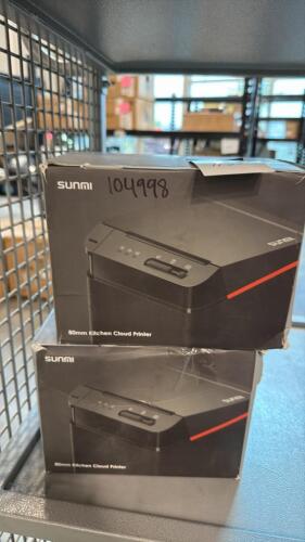 Two &ndash;Sunmi 80mm kitchen cloud printers