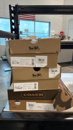 Three pairs Coach shoes