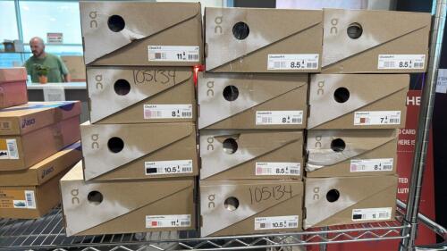 12 pairs on shoes