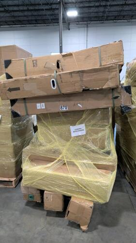 Multiple mattresses, miscellaneous furniture, automotive parts