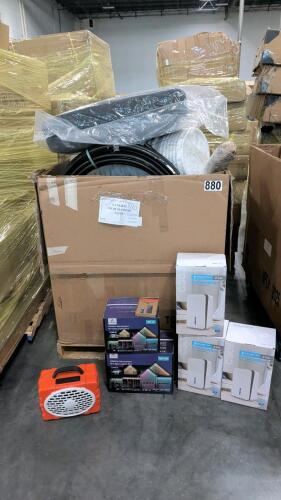Tubing, buckets, E fire stick, APPECK outdoor lighting,, & More