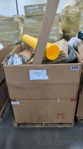 Pole protector, cordless hedge trimmer, Eaton circuit breakers, industrial/automotive, AC unit cover,