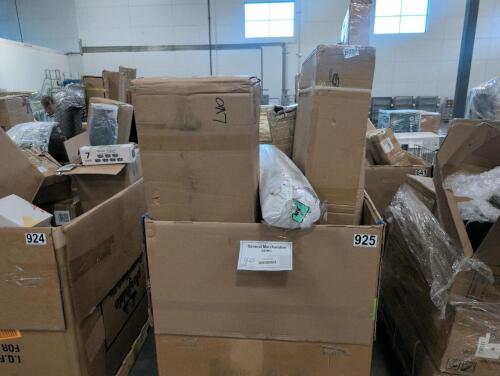 ABC canopy, mattress, rain barrel, rug, furniture, and more