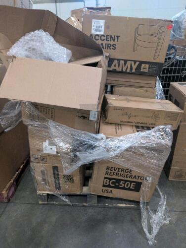 Weight bench, beverage refrigerator, accent chair, trimmer, compression sofa, mounting headlock block kit, gaming throne, and more