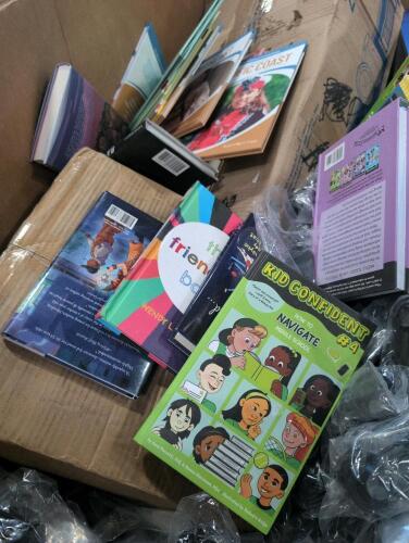 Books, cooling and heating unit, plastic tools, VEVOR impact socket sets, paper towels, chairs, & More