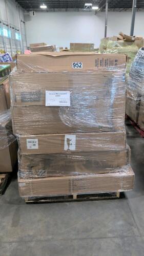 Miscellaneous furniture, rolled mattress, another mattress, JENSEN medicine cabinet, VORNADO, Kohler product, swimming pool, & More