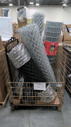 Chain-link did wire fence, gate, automotive parts, Jack, & More