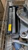 Industrial/automotive, suspension pieces, small bucket, welded wire roll, SAC unit, Yamaha unit, dolly cart, attachment for skid loader? And - 6