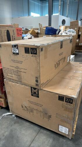 halifax collection 7 piece dining set only boxes 1 and 2 or 3 present