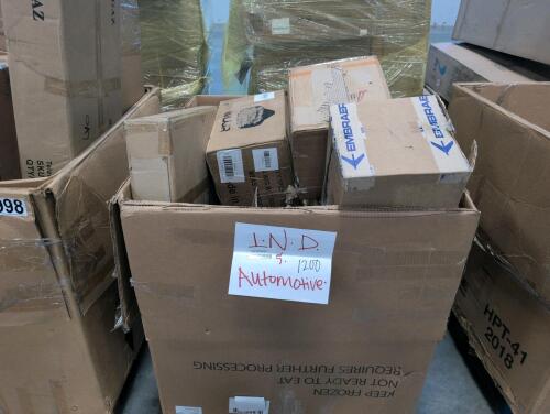 Industrial/automotive, tools, batteries, weights, valves, drillbits, and