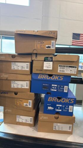 Shoes: asics and brooks