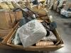 BEGO sprinkler, dolly, absorb pads, baskets, rug, cups, kitty litter box, and - 2