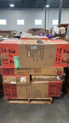 Trampoline and swimming pools mixed boxes, non complete